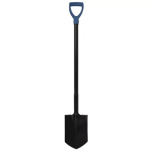 Metalen spade met D-handvat