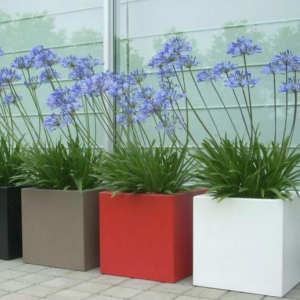 Gepoedercoat staal plantenbak Rechthoek XL 160x60 H=40 cm - Andere RALkleur - ZONDER bodemplaat