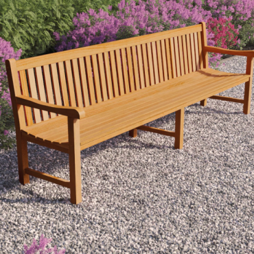 Teak parkbank Norwich 250cm