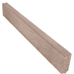 Opsluitband 6x15x100 cm hd Taupe