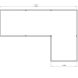 Gepoedercoat staal plantenbak Hoekopstelling 120 H=30 cm - Antraciet (RAL7016) MET bodemplaat