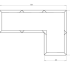 Gepoedercoat staal plantenbak Hoekopstelling 40 H=60 cm - Zwart (RAL9005) ZONDER bodemplaat