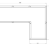 Gepoedercoat staal plantenbak Hoekopstelling 60 H=40 cm - Antraciet (RAL7016) MET bodemplaat