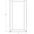 Gepoedercoat staal plantenbak Rechthoek 30x60 H=30 cm - Antraciet (RAL7016) MET bodemplaat + 4 wielen