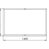 Gepoedercoat staal plantenbak Rechthoek XL 160x100 H=30 cm - Antraciet (RAL7016) MET bodemplaat